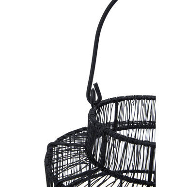 Enzo Small Black Wire Lantern