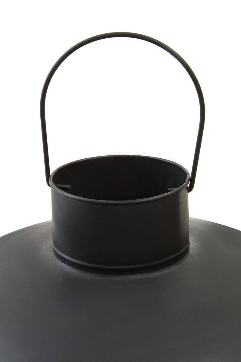 Large Black Square Lantern | Preston