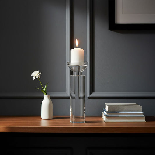 Carrie Large Crystal Candle Holder