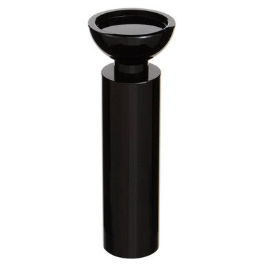 Large Black Crystal Candle Holder | Carrie