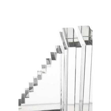 Set of 2 Crystal Bookends | Carrie