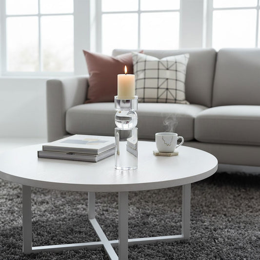 Carrie Large Crystal Bubble Candle Holder