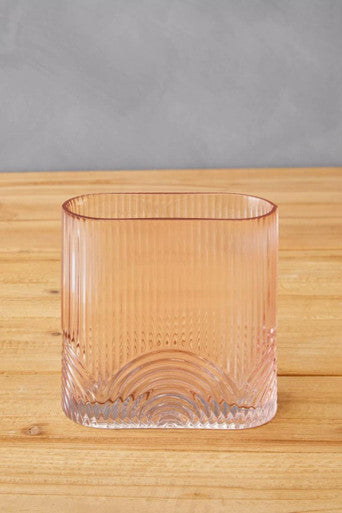 Small Pink Glass Vase | Bardi