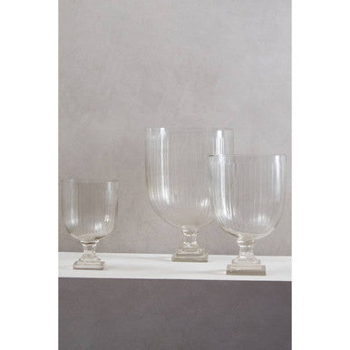 Small Glass Hurricane Candle Holder | Cortina