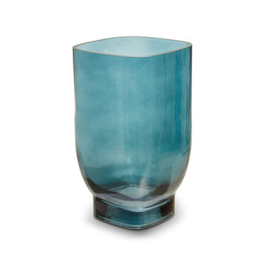Emer Small Blue Glass Vase