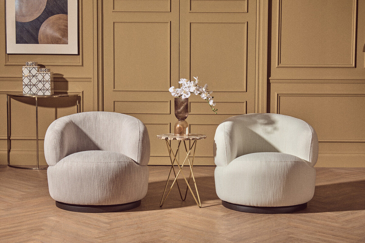 Esma Small Amber and Brown Glass Vase