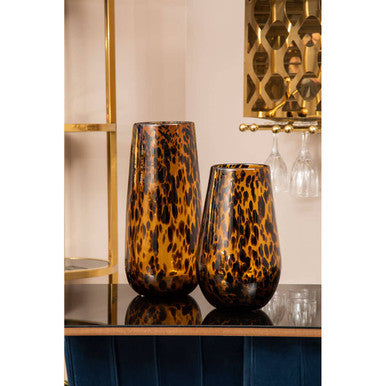 Celia Small Tortoise Shell Effect Vase
