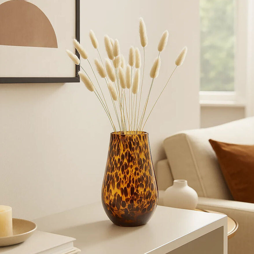 Celia Small Tortoise Shell Effect Vase