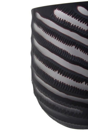 Small Chevron Cut Vase | Hessa
