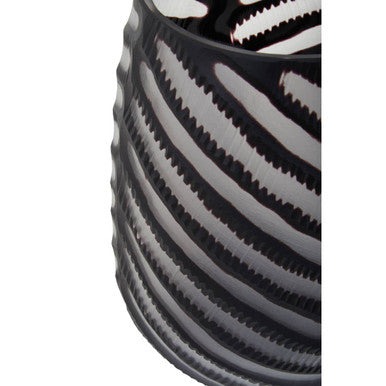Large Chevron Cut Vase | Hessa