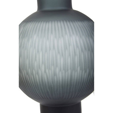 Hessa Large Carved Glass Vase