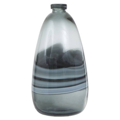 Halla Large Grey Bottle Vase