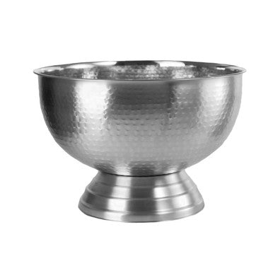 Silver Hammered Champagne Bowl | Ankara