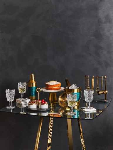 Carolina Green Enamel Cocktail Set