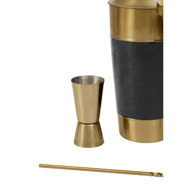 Carolina Black Enamel 4 Piece Cocktail Set