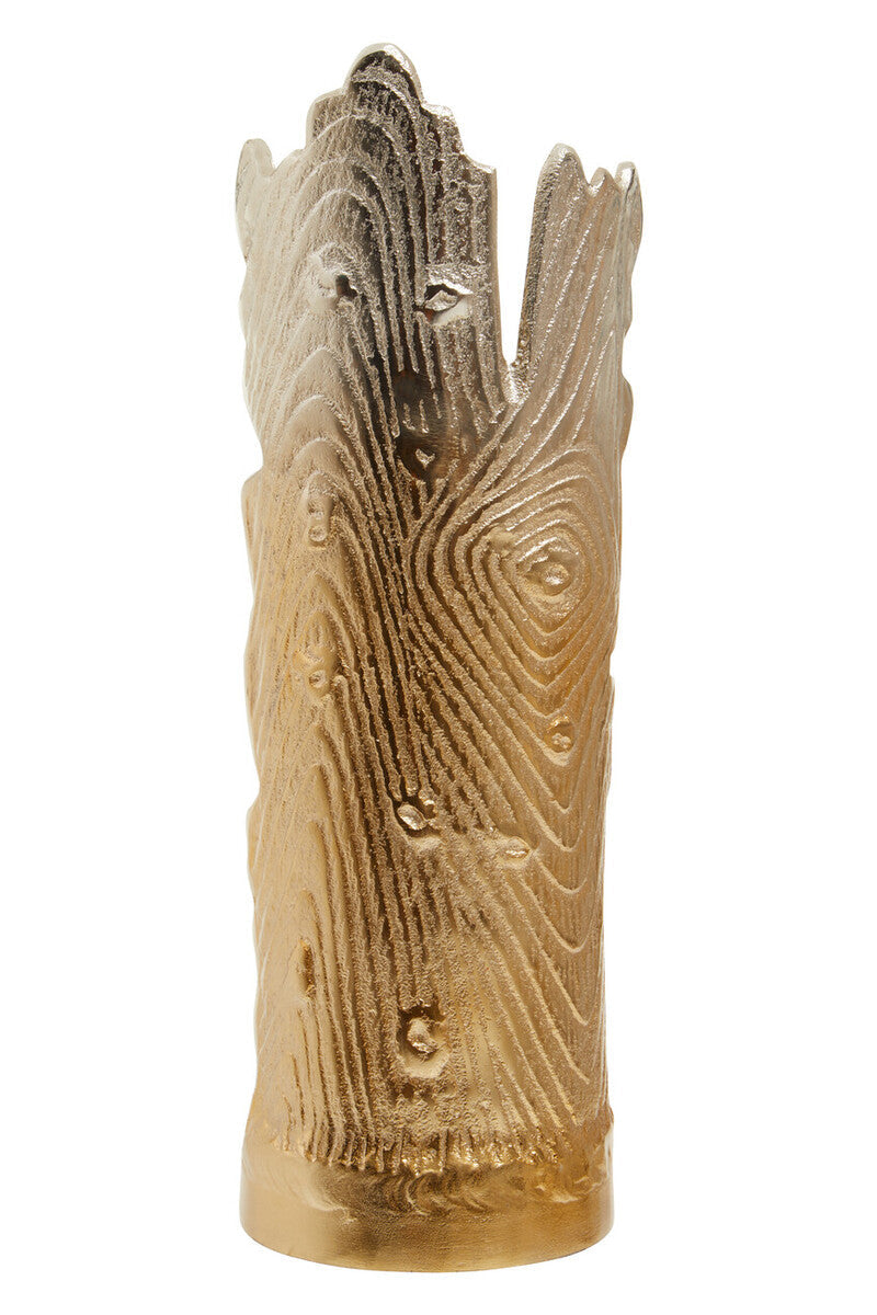 Dion Large Ombre Silver and Gold Finish Candle Holder