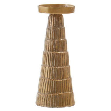 Deomali Large Gold Finish Candle Holder