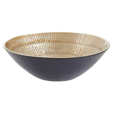 Deomali Small Two Toned Black And Gold Finish Bowl