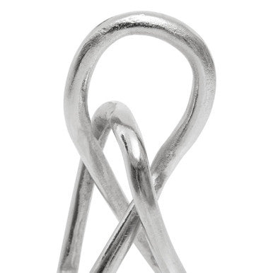 Prato Small Nickel Finish Sculpture
