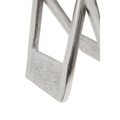 Prato Large Nickel Finish Sculpture