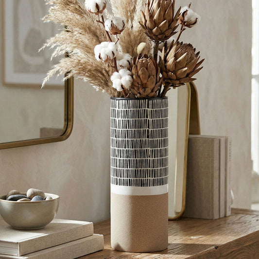 Jada Large Striped Vase