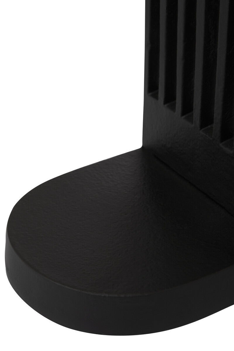 Rubi Set Of Two Black Finish Arched Bookends