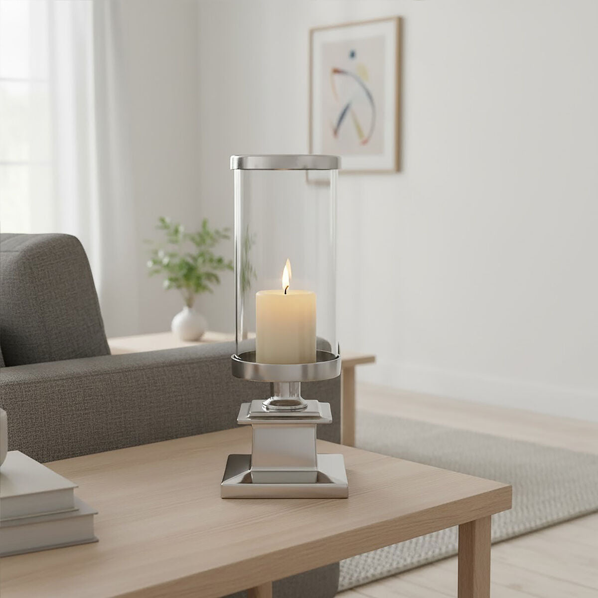 Silver Candle Holder | Ryley