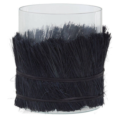Kuta Black Medium Candle Holder