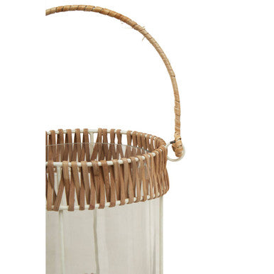 Natural and White Small Lantern | Kuta