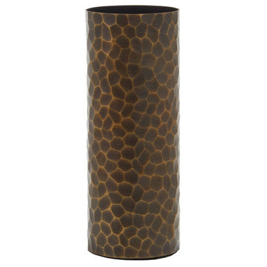 Akola Large Antique Gold Metal Vase