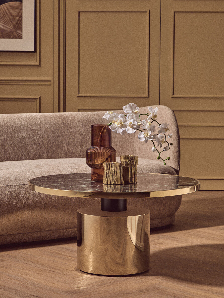 Akola Set Of Two Gold Tealight Holders