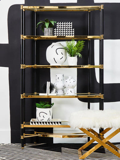 Tundra Black And White Planter