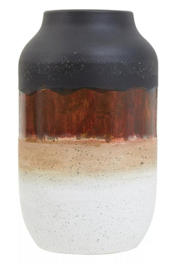Domo Multi Tonal Earthenware Vase