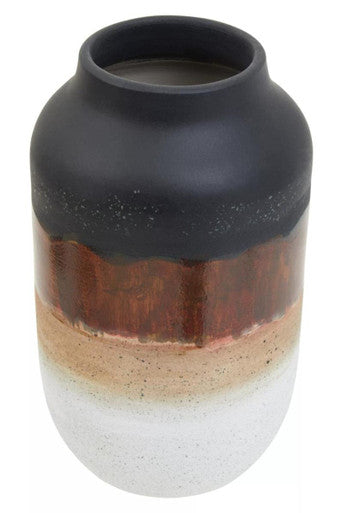 Domo Multi Tonal Earthenware Vase