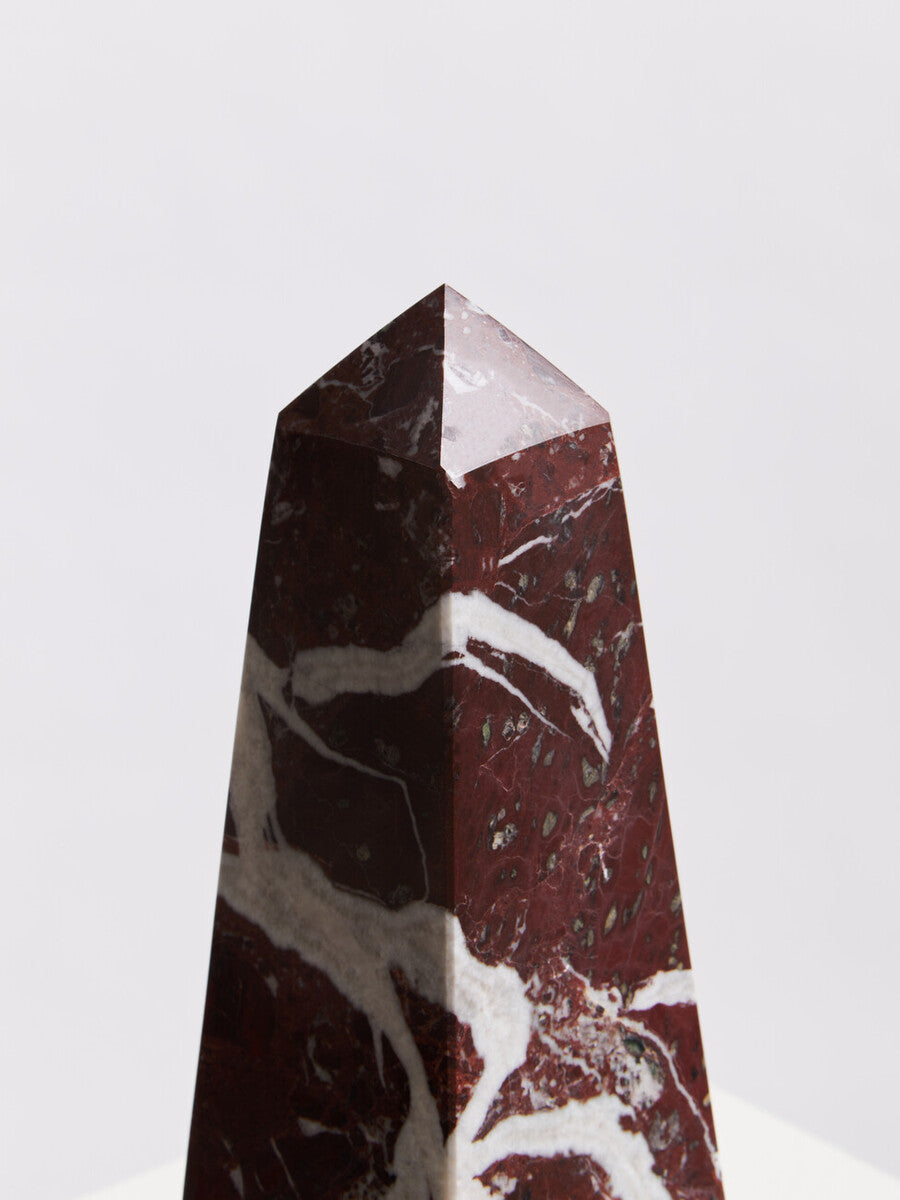 Salmo Small Red Marble Obelisk