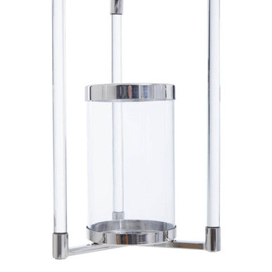 Small Silver Finish Lantern | Franklin