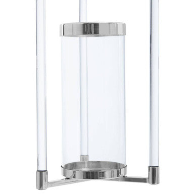 Large Silver Finish Lantern | Franklin