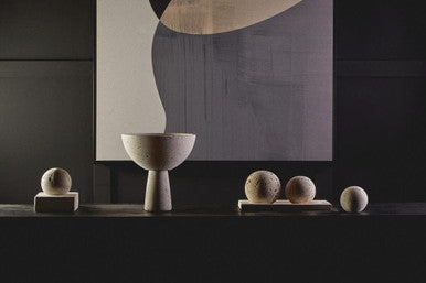 Travertine Set of 3 Deco Balls | Tibor