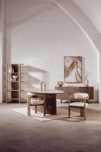 Tibor Travertine Small Candle Holder