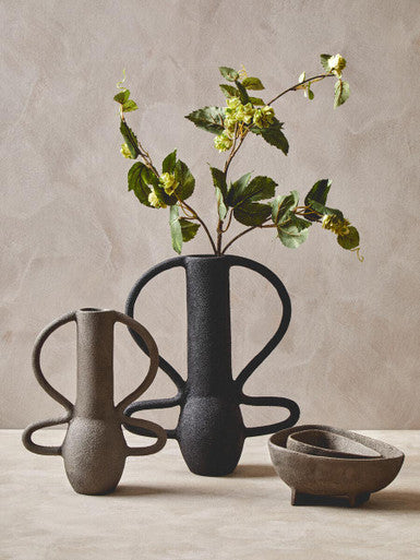 Set of 2 Textured Grey Bowls | Deriva