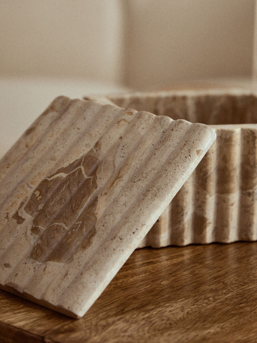 Square Chocolate Marble Box | Santino