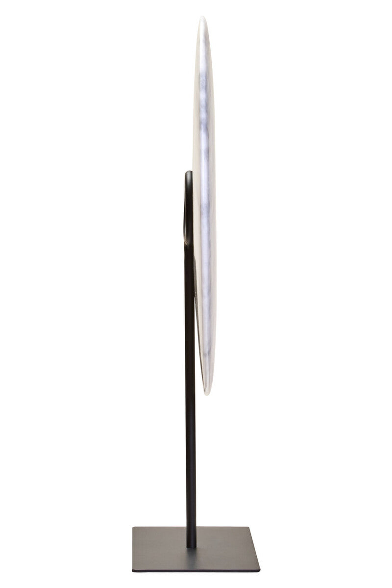 Zoro Extra Large Round White Marble Disc Sculpture