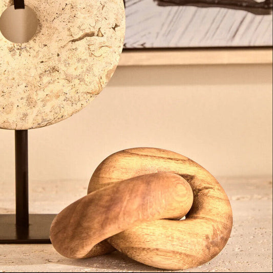 Cato Natural Wood Small Knot Decor