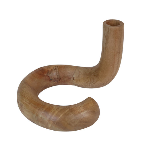 Arlo Natural Wood Candle Holder