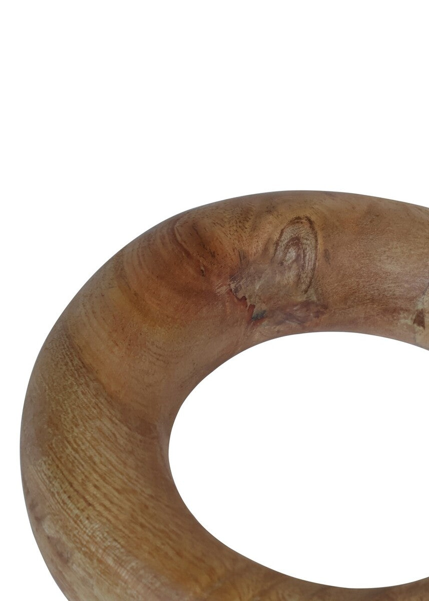 Natural Wood Candle Holder | Arlo