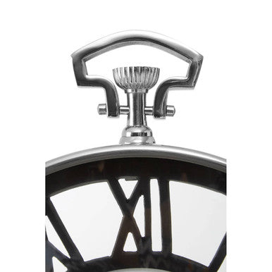 Mateo Nickel Finish Pocket Style Wall Clock