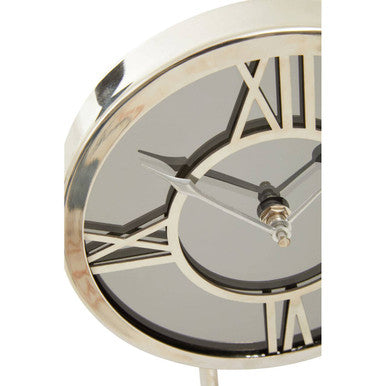 Mateo White Marble Base Clock