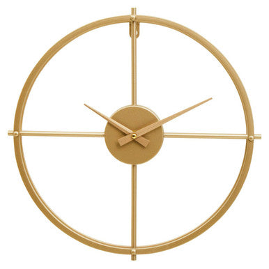 Kent Small Gold Finish Wall Clock