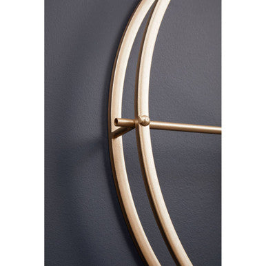 Kent Large Gold Finish Wall Clock