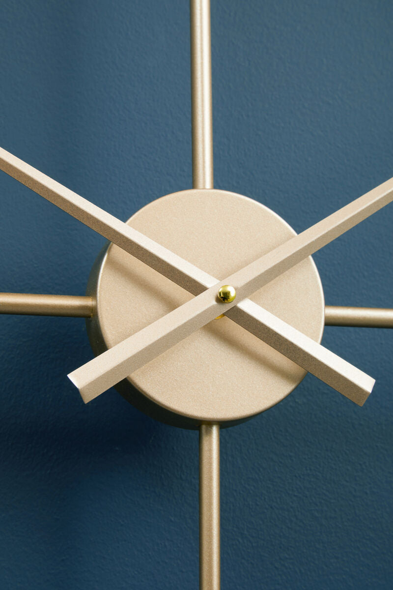 60cm Dia Large Gold Finish Wall Clock | Kent